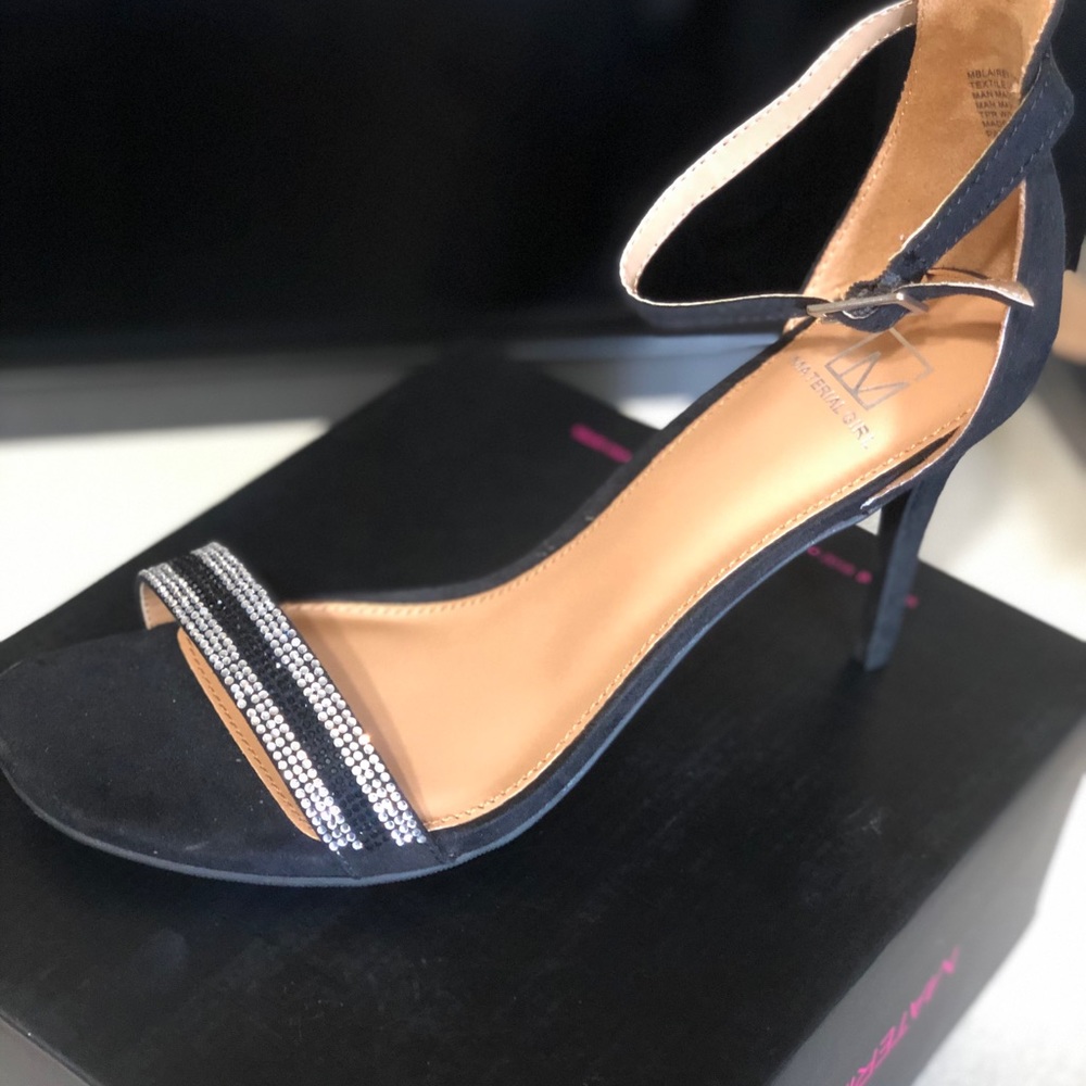 Brand new black rhinestone high heels